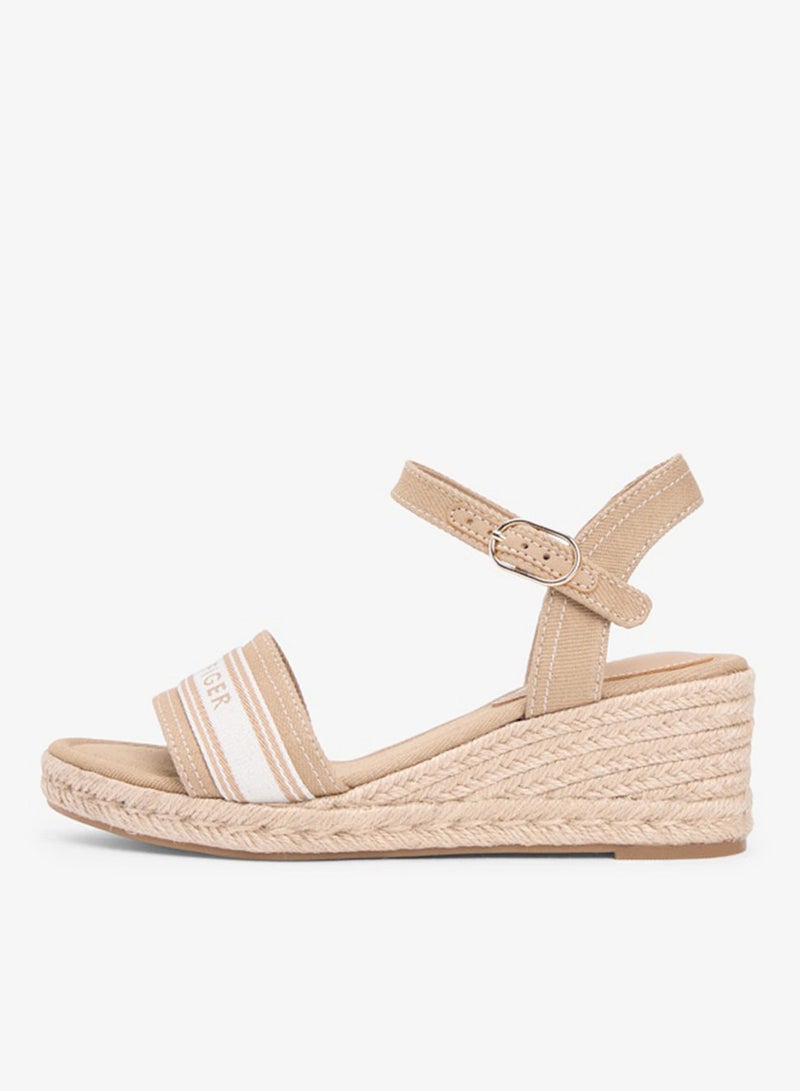 TOMMY HILFIGER Canvas Denim Wedge Espadrilles - Image 2